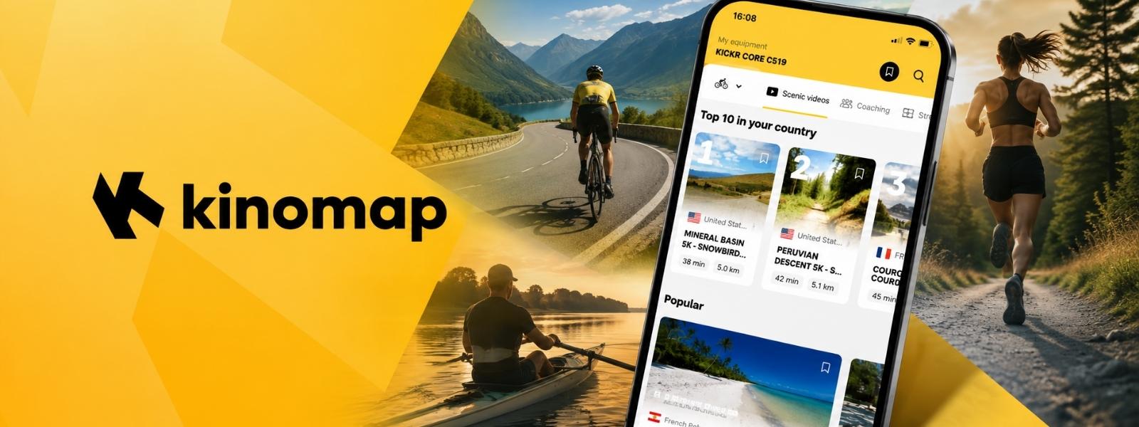 Interaktiv indendørs træning med Kinomap